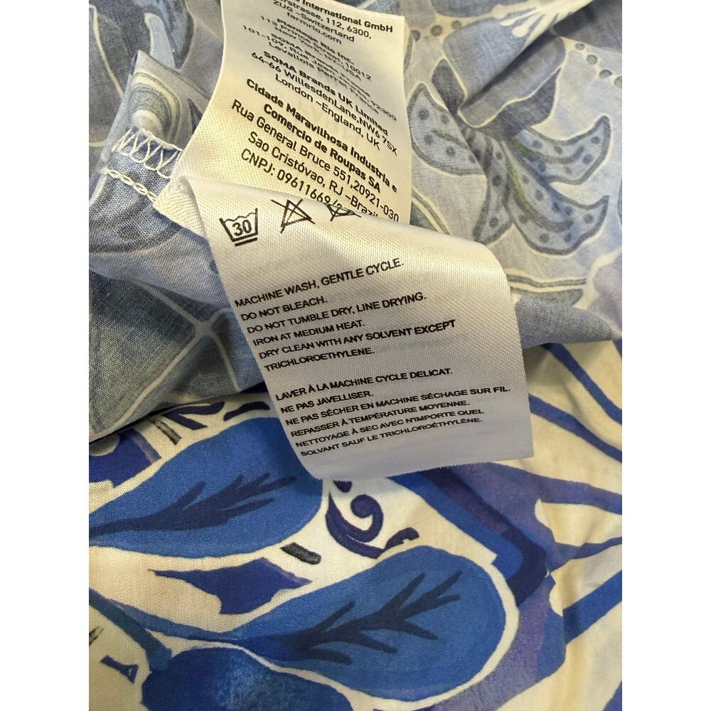 FARM Rio Blue Tile Dream XL Sleeveless Maxi Dress - Picture 12 of 16